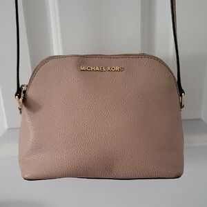 Michael Kors Taupe Crossbody Bag